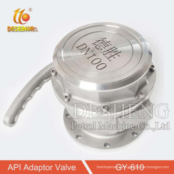 Tanker Truck Stainless Steel API Adaptor Valve